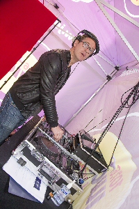 Top Ibiza DJ Sean Hughes mixed the music at The Wirral Fashion Weekender.