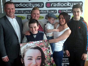 Naomi Dalys family recorded a moving interview for Radio Citys Cash for Kids appeal.