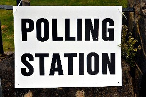 Polling Station Notice.