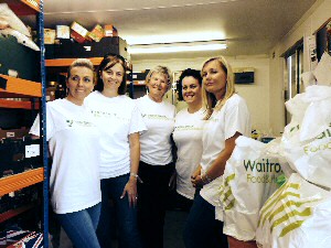 PICTURED FROM LEFT: Lyndsey Jones , Joanne Delooze, Wendy DePrieelle, Rachel Coulthard and Sue Bennett.