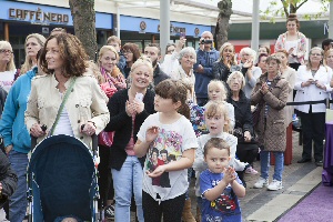 Crowds turned out to cheer on the Miss Wirral contestants