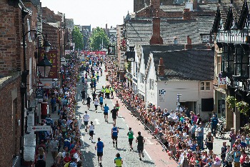 BID secures City Centre half marathon finish.