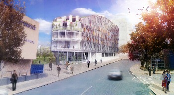 Picture shows a design concept for The Clatterbridge Cancer Centres new hospital 