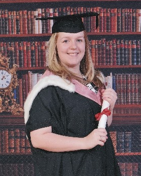 Lauren graduates from The University of Liverpool.